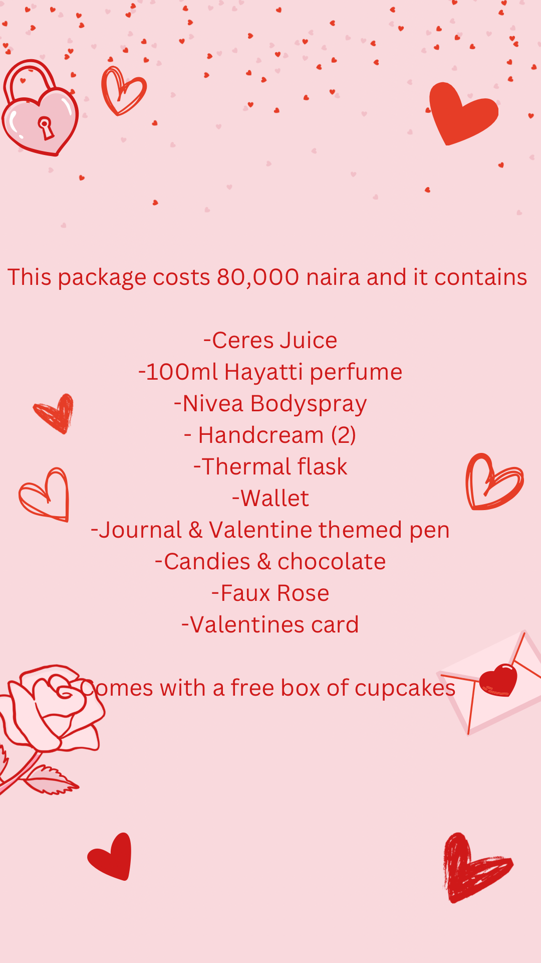 Black & White Valentines Gift Package For Him