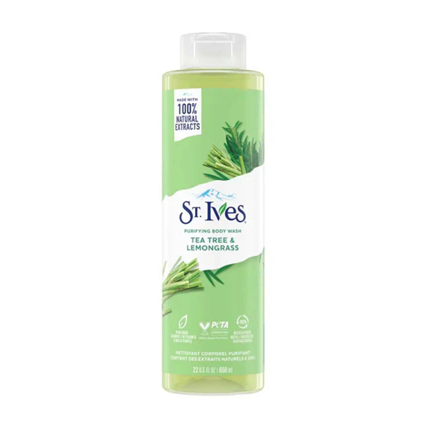 St. Ives Fresh Tea Tree & Lemongrass Body Wash 650ml
