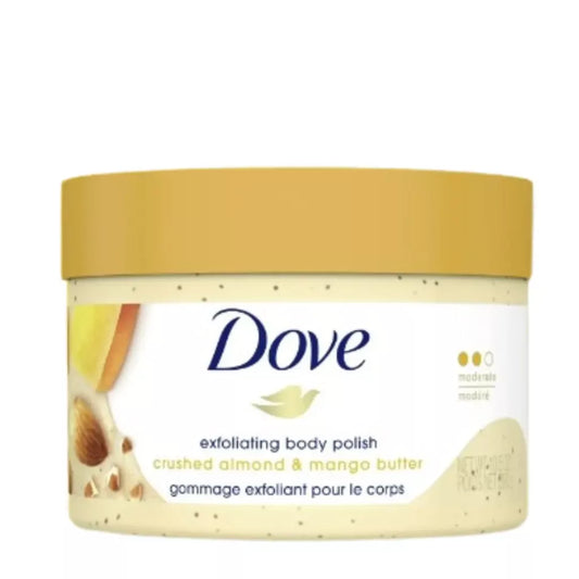 Dove Crushed Almond and
Mango Butter Exfoliating Body
Polish 10.5 oz
