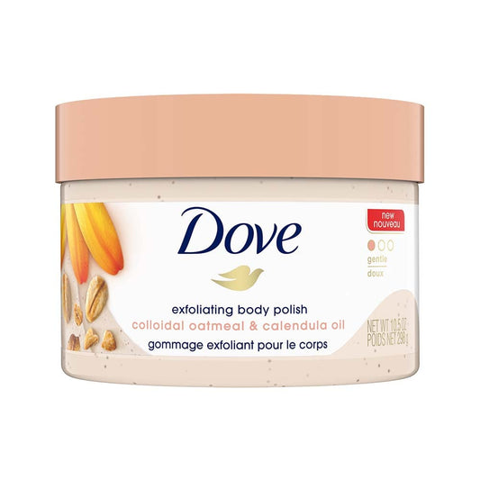 Dove Colloidal Oatmeal &
Calendula Oil Gentle
Extoliating Body Polish 10.5
oZ