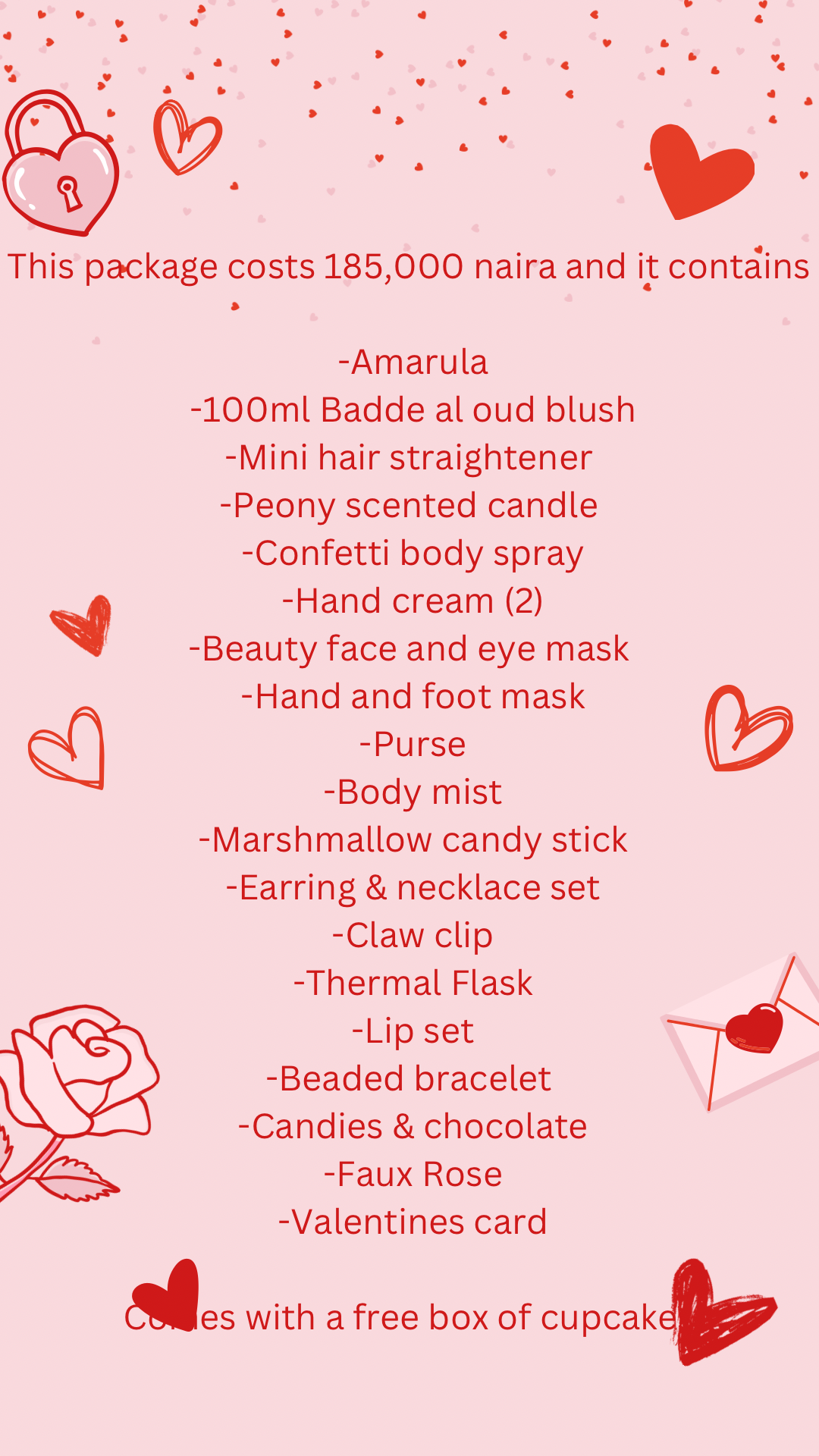 Boss Lady Pink Valentines Package