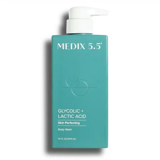 Medix 5.5 Glycolic + Lactic
Acid Body Wash 15 fl oz/444ml