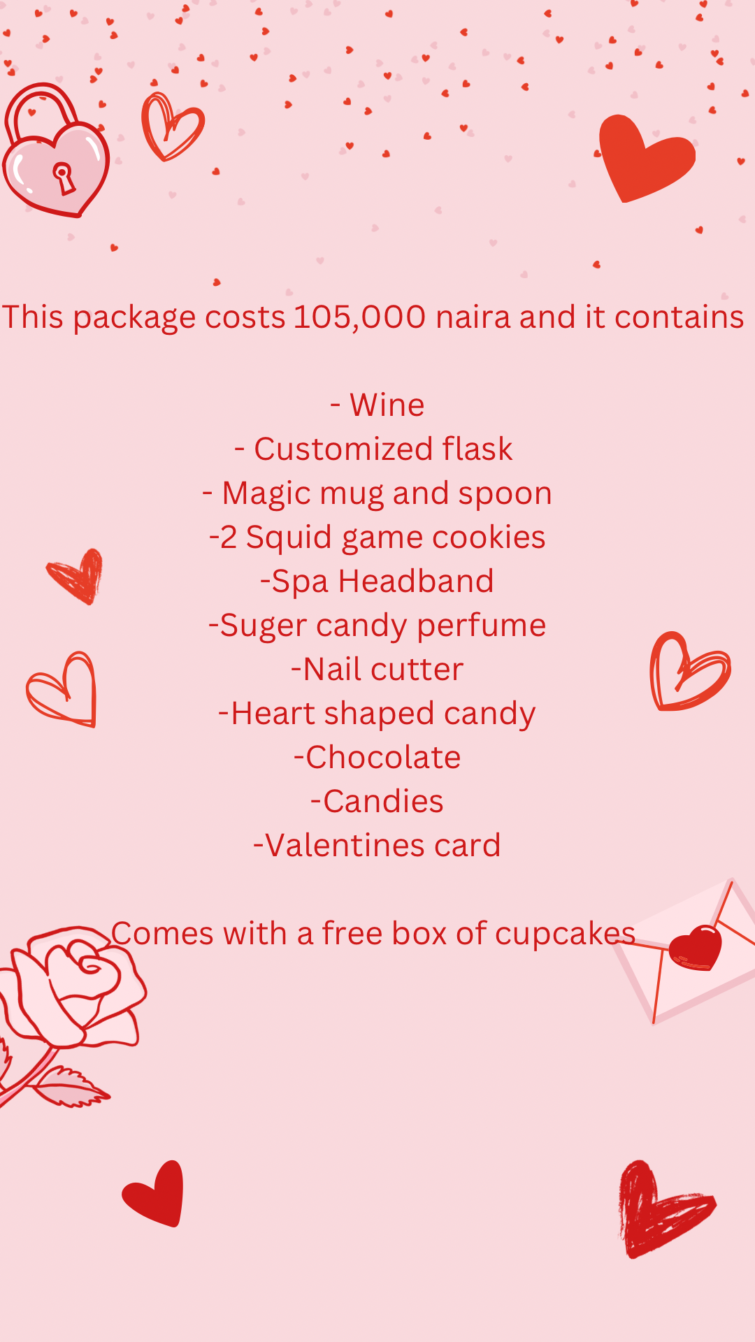 Squid Game Themed Valentines Package For Her