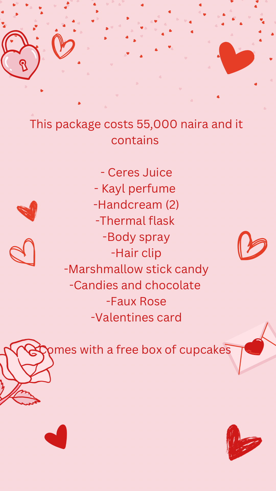 Cute In Pink Valentines Box