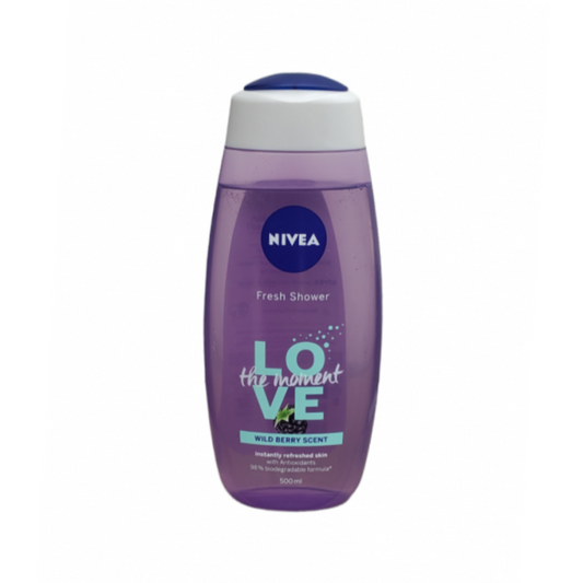 Nivea Fresh Shower Gel Wild
Berry Scent 500ml