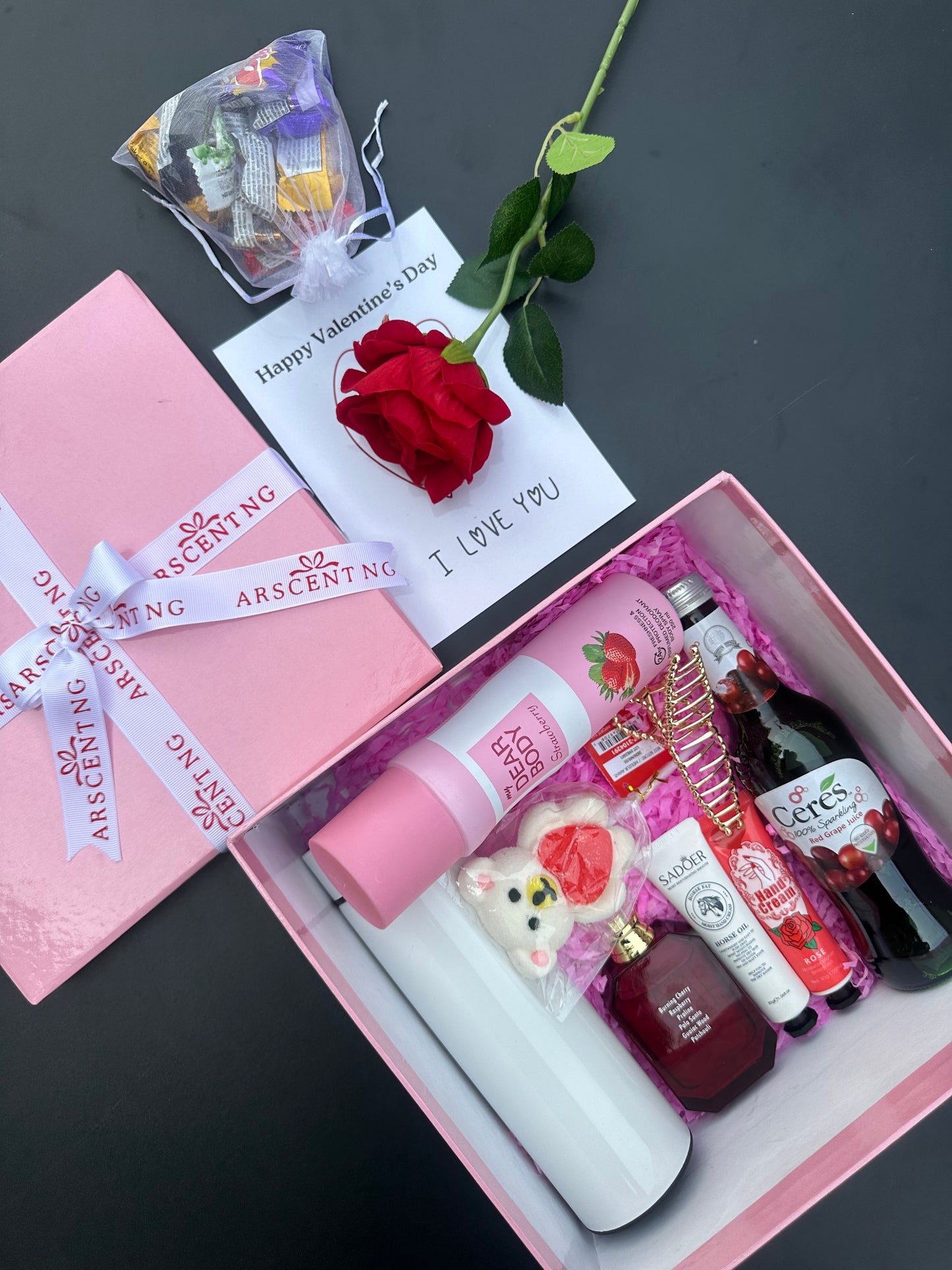 Cute In Pink Valentines Box