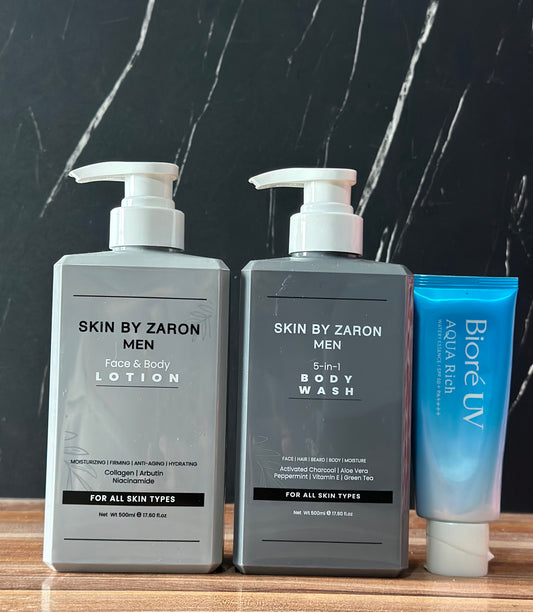 Zaron skincare set for men