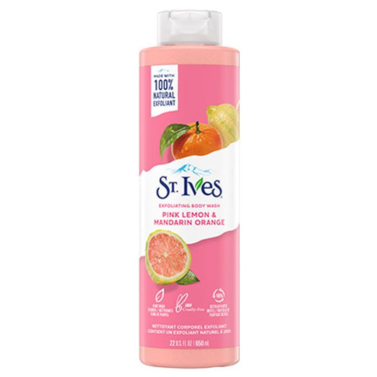 St. Ives Fresh Pink Lemon & Mandarin Orange Body Wash 650ml