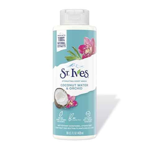 St. Ives Fresh Coconut Water & Orchid Body Wash 650ml