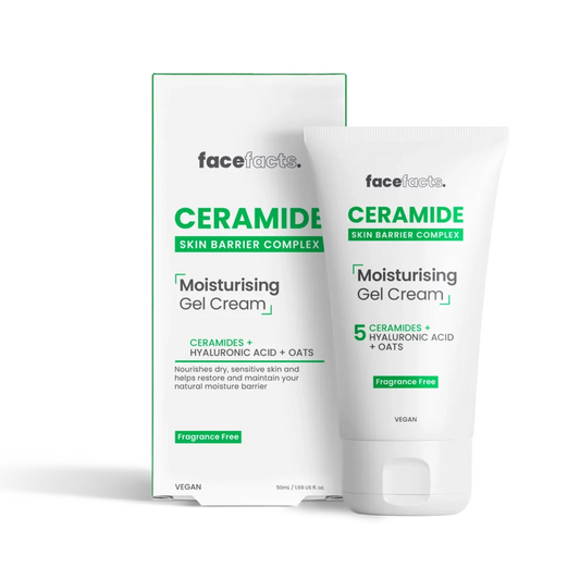 FaceFacts Ceramide Moisturising Gel Cream 50ml