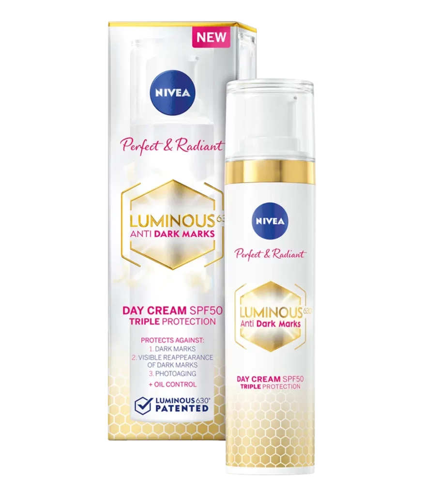 Nivea Perfect & Radiant Luminous630 Anti-Dark Spots Day Cream SPF50 40ml.
