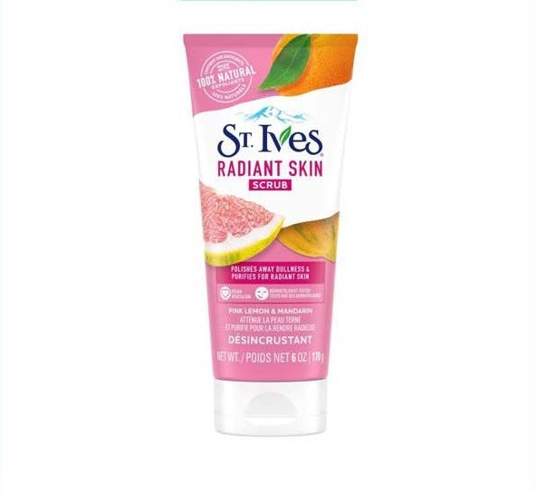 St Ives Radiant Skin Pink Lemon & Mandarin Scrub 170g