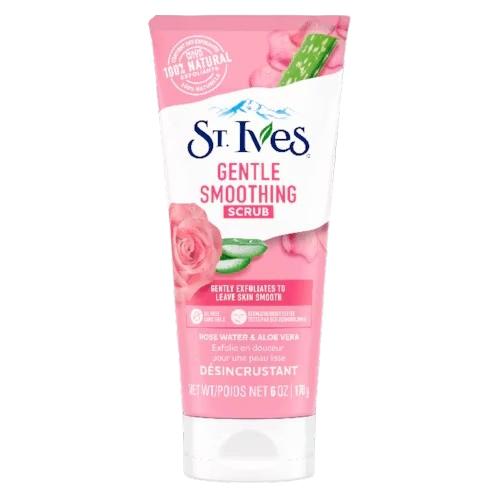 St Ives Gentle Smoothing Rose water & Aloe Vera Scrub 170g