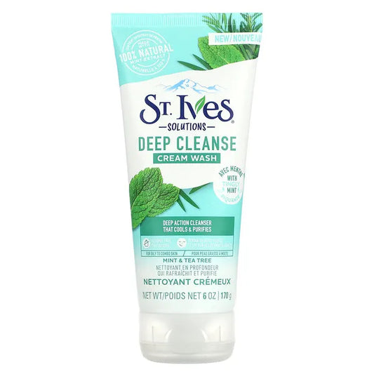 St. Ives Solution Deep Cleanse Cream Wash 170g 6oz