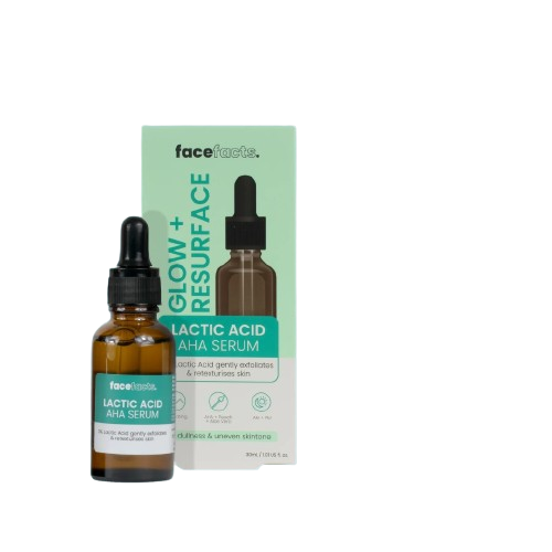 FaceFacts Glow & Resurface Lactic Acid Facial Serum 30ml