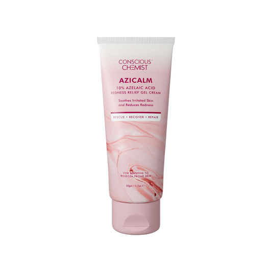 Conscious Chemist Azicalm 10% Azelaic Acid Redness Relief Gel Cream 50gm