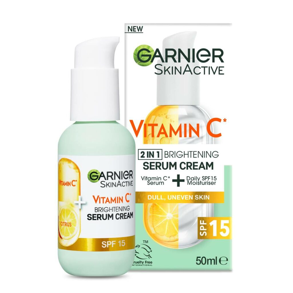 Garnier SkinActive Vitamin C 2in1 Brightening Serum Cream SPF 25 | 50ml