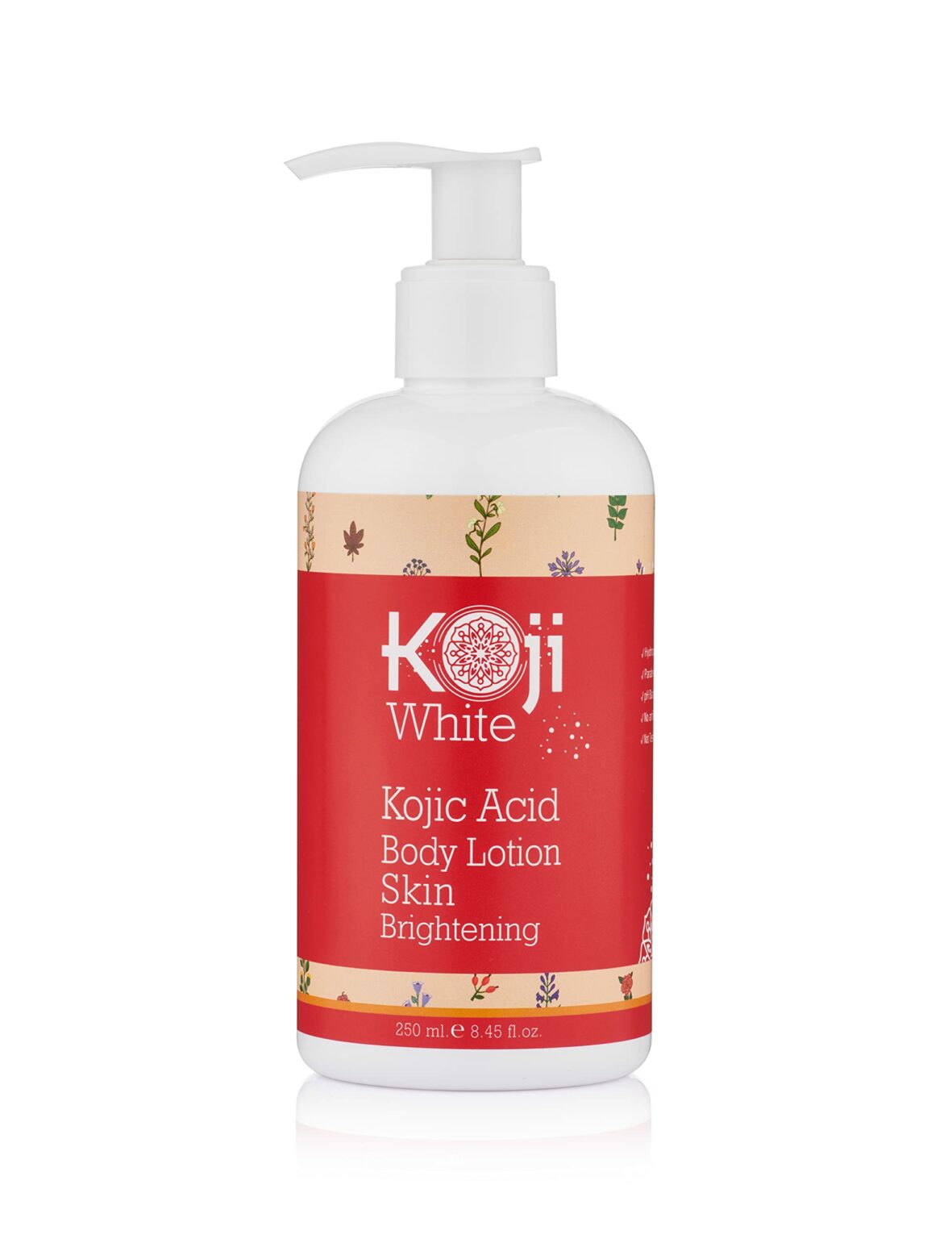 Koji White Kojic Acid Skin Brightening Body Lotion 250ml