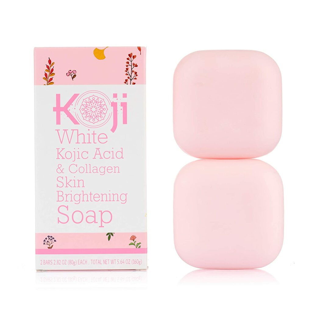 Koji White Kojic Acid And Collagen Skin Brightening Soap 2.82 Oz