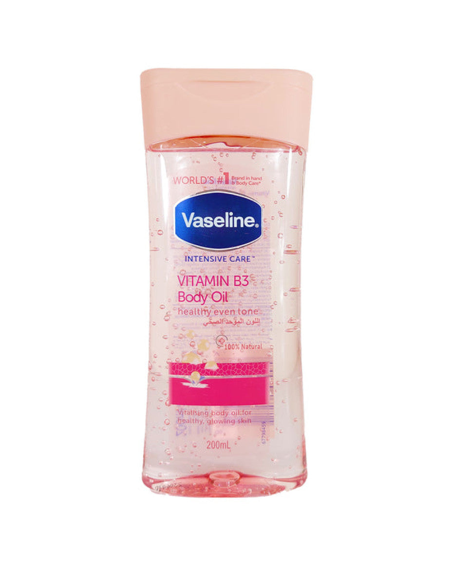 Vaseline Intensive Care Vitamin B3 Body Oil 200ml(Pink)