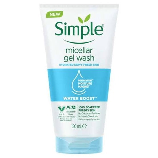 Simple Micellar Gel Facial Wash
150ml