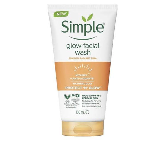 Simple Glow Facial Wash (Vitamin C + Anti-Oxidants) 150ml