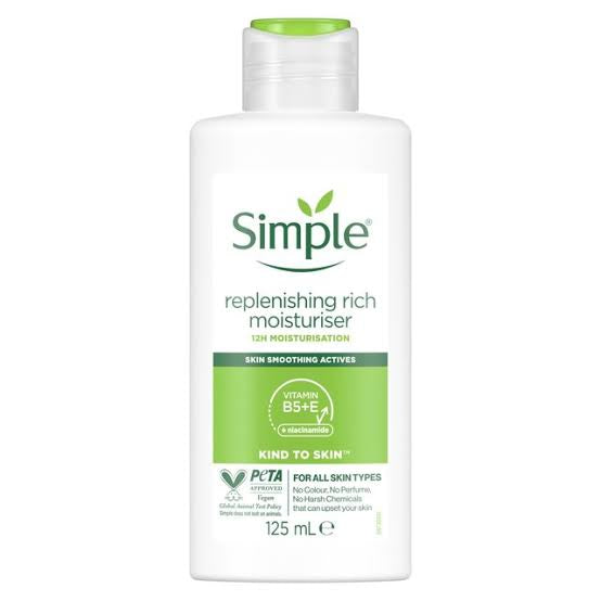 Simple Kind To Skin Replenishing Rich Moisturizer 125ml
