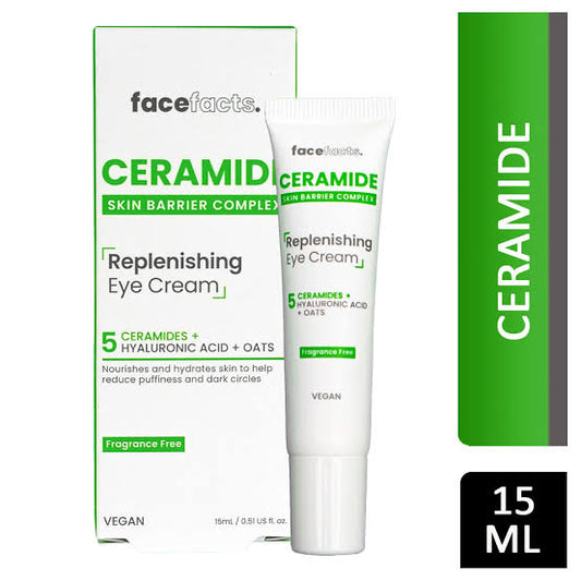 FaceFacts Ceramide Replenishing Eye Cream 15ml