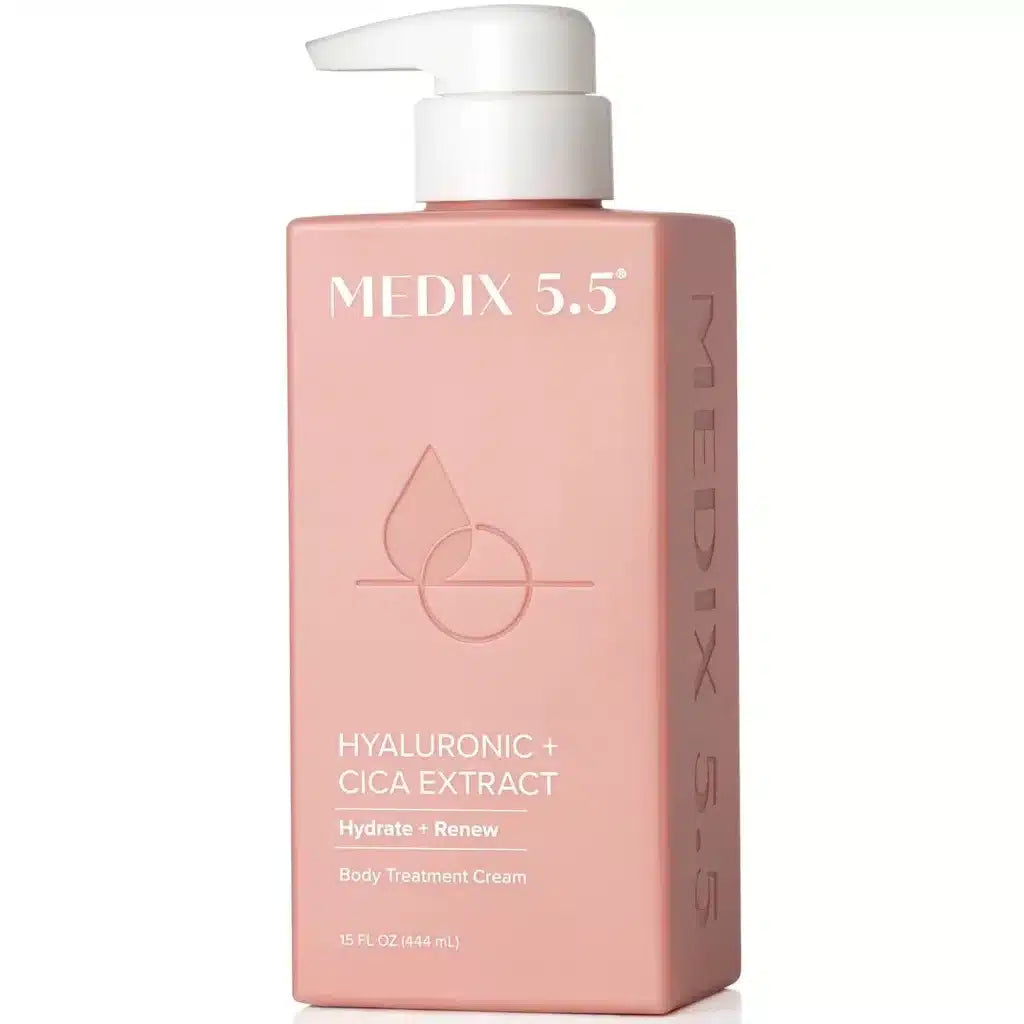 Medix 5.5 Hyaluronic + Cica Extract Body Treatment Cream
15 FL Oz/ 444ml