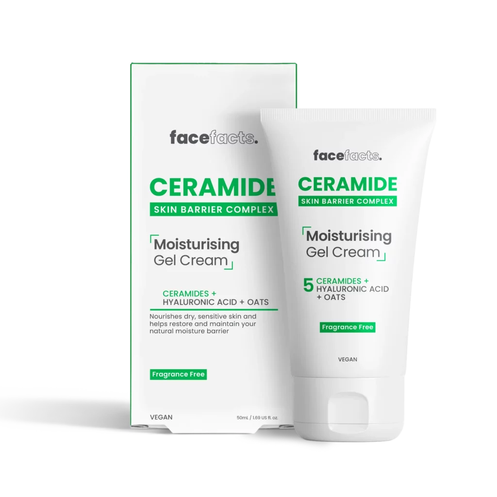 FaceFacts Ceramide Moisturising Gel Cream 50ml